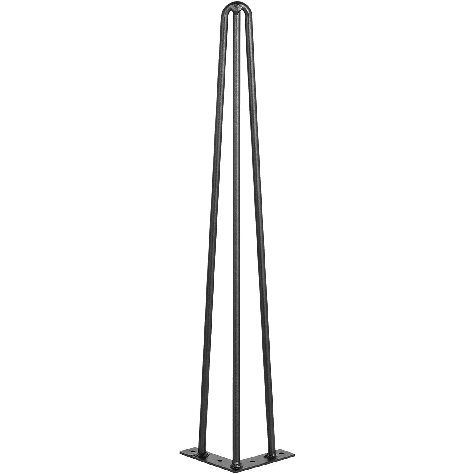Hairpin Table Legs 20" Black Set Of 4 Desk Legs 880lbs Load Capacity (Each 220lbs) Hairpin Desk Legs 3 Rods For Bench Desk Dining End Table Chairs Carbon Steel DIY Heavy Duty Furniture Legs_maomaolike.com